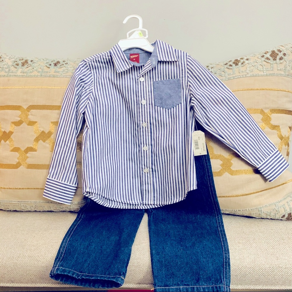 NWT Boys Jean Set